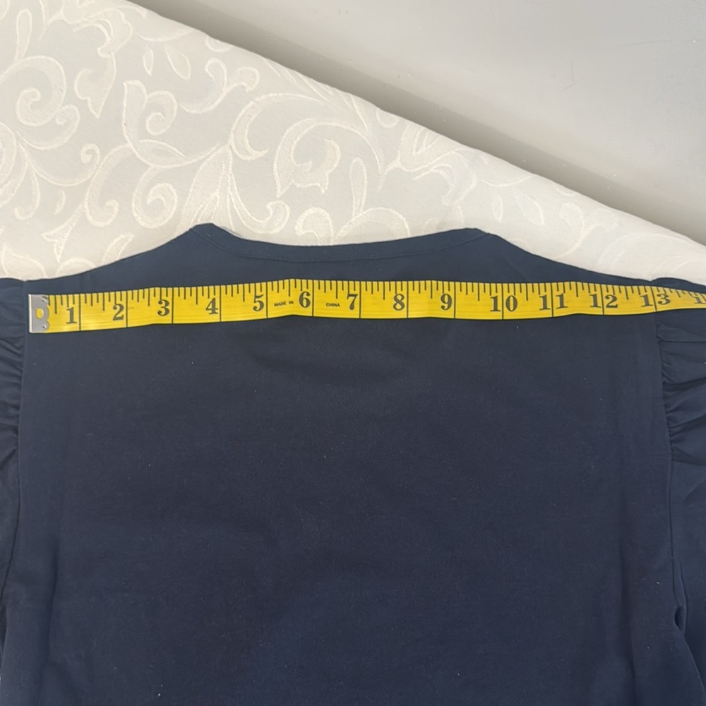 Rebecca Taylor Ruched Long Sleeve Top. Ladies XS - Picture 7 of 9